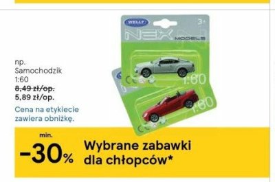 Samochód skala 1:60 Welly promocja