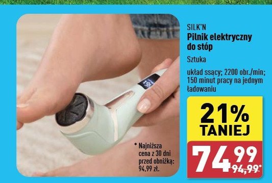 Pilnik do stóp elektryczny Silk'n promocja