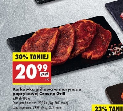 Karkówka grillowa plastry Czas na grill promocja