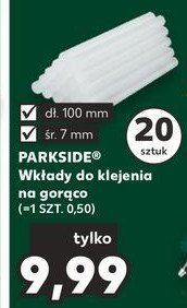 Klej do pistoletu przezroczysty Parkside promocja