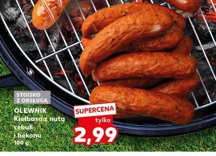 Kiełbasa z nutą bekonu i cebuli Olewnik promocja w Kaufland