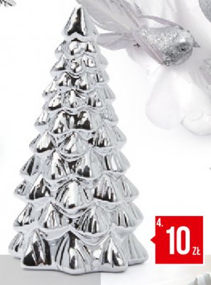 Choinka ceramiczna wys. 20 cm złota promocja