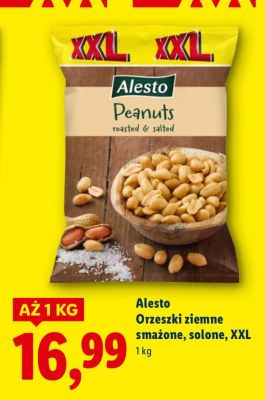 Orzeszki ziemne smażone, solone XXL promocja w Lidl