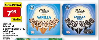 Minirożki vanilla Gelatelli promocja