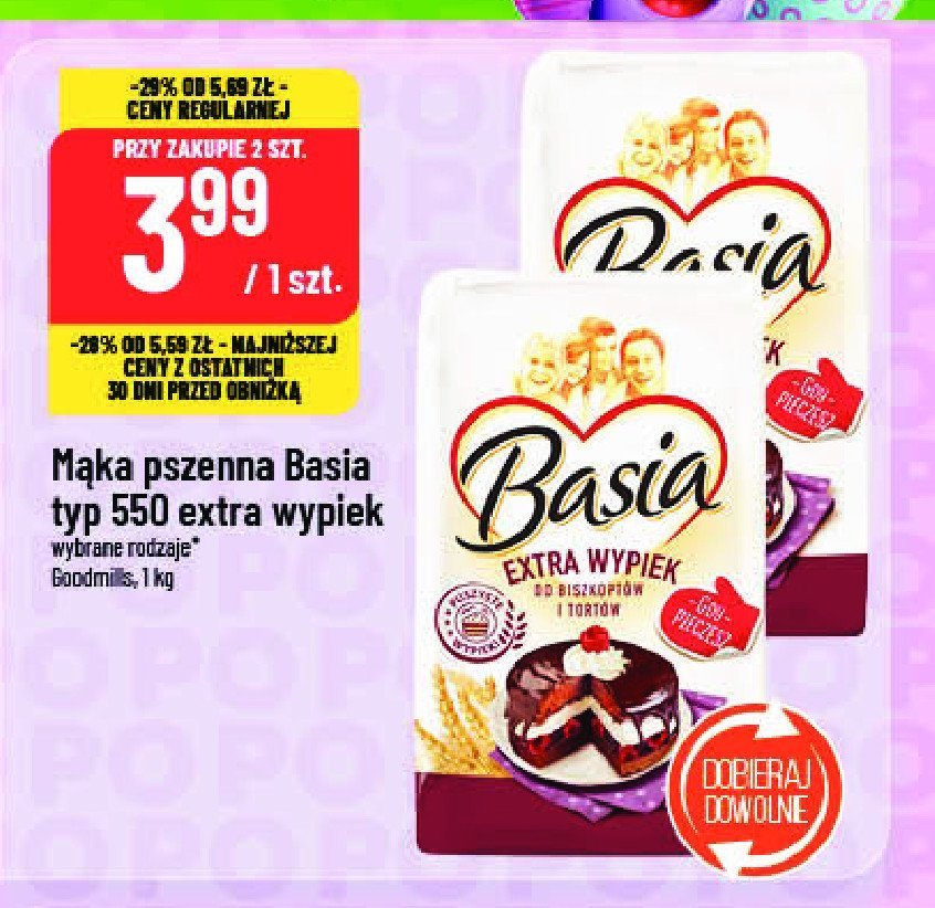 M膮ka extra wypiek do biszkopt贸w i tort贸w Basia promocja
