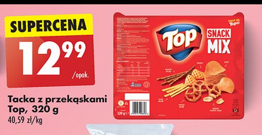 Tacka z przekąskami Top chips sticks Top (biedronka) promocja w Biedronka