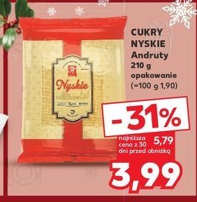 Andruty Cukry nyskie promocja