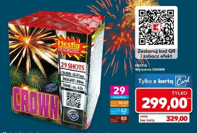 Wyrzutnia fajerwerek Crown promocja w Kaufland