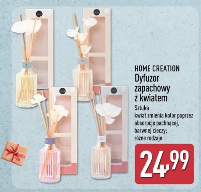 Dyfuzor zapachowy z kwiatem HOME CREATION promocja w Aldi