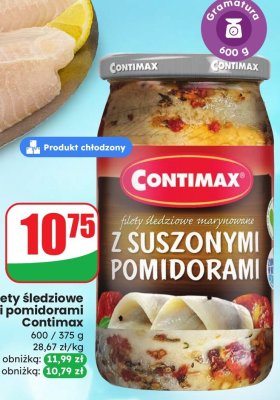 Filety śledziowe z suszonymi pomidorami promocja w Dino