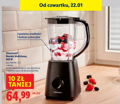 Blender kielichowy Silvercrest 500 W promocja w Lidl
