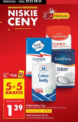 Cukier 1kg promocja w Biedronka