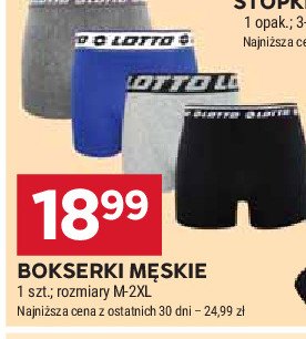 Bokserki męskie m-2xl Lotto promocja