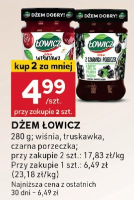 Dżem ŁOWICZ promocja w Stokrotka