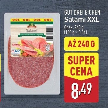 Salami Gut drei eichen promocja w Aldi