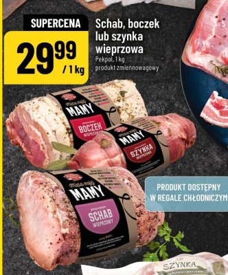 Schab, boczek lub szynka wieprzowa promocja w POLOmarket