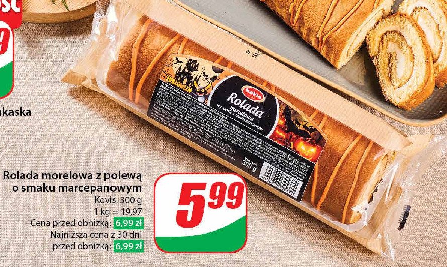 Rolada morelowa Kovis promocja w Dino