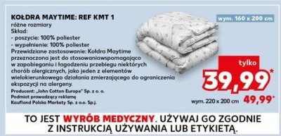 Ko艂dra maytime 200 x 220 cm John cotton promocja