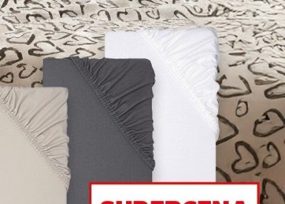 Prześcieradło 100% bawełny 180x200x25 cm promocja w Kaufland