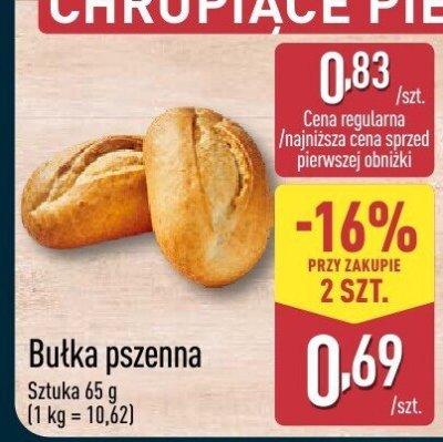 Bułka pszenna promocja w Aldi