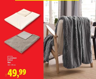 Koc, 130 × 170 cm promocja w Lidl