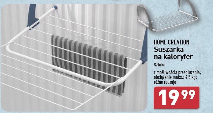 Suszarka kompaktowa na kaloryfer Home creation promocja