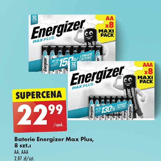 Baterie aa Energizer max plus promocja