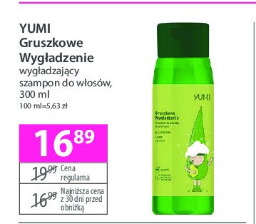 Szampon wygładzający gruszka Yumi cosmetics promocja