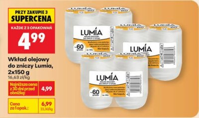 Wkład olejowy do zniczy 2x150 g promocja w Biedronka