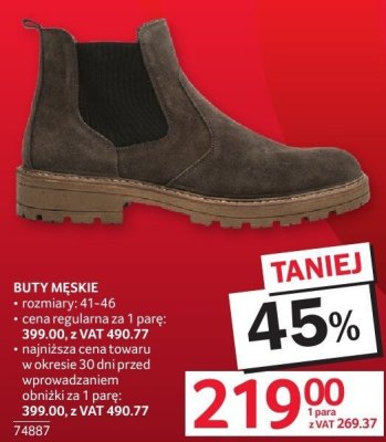 Buty męskie promocja w Selgros
