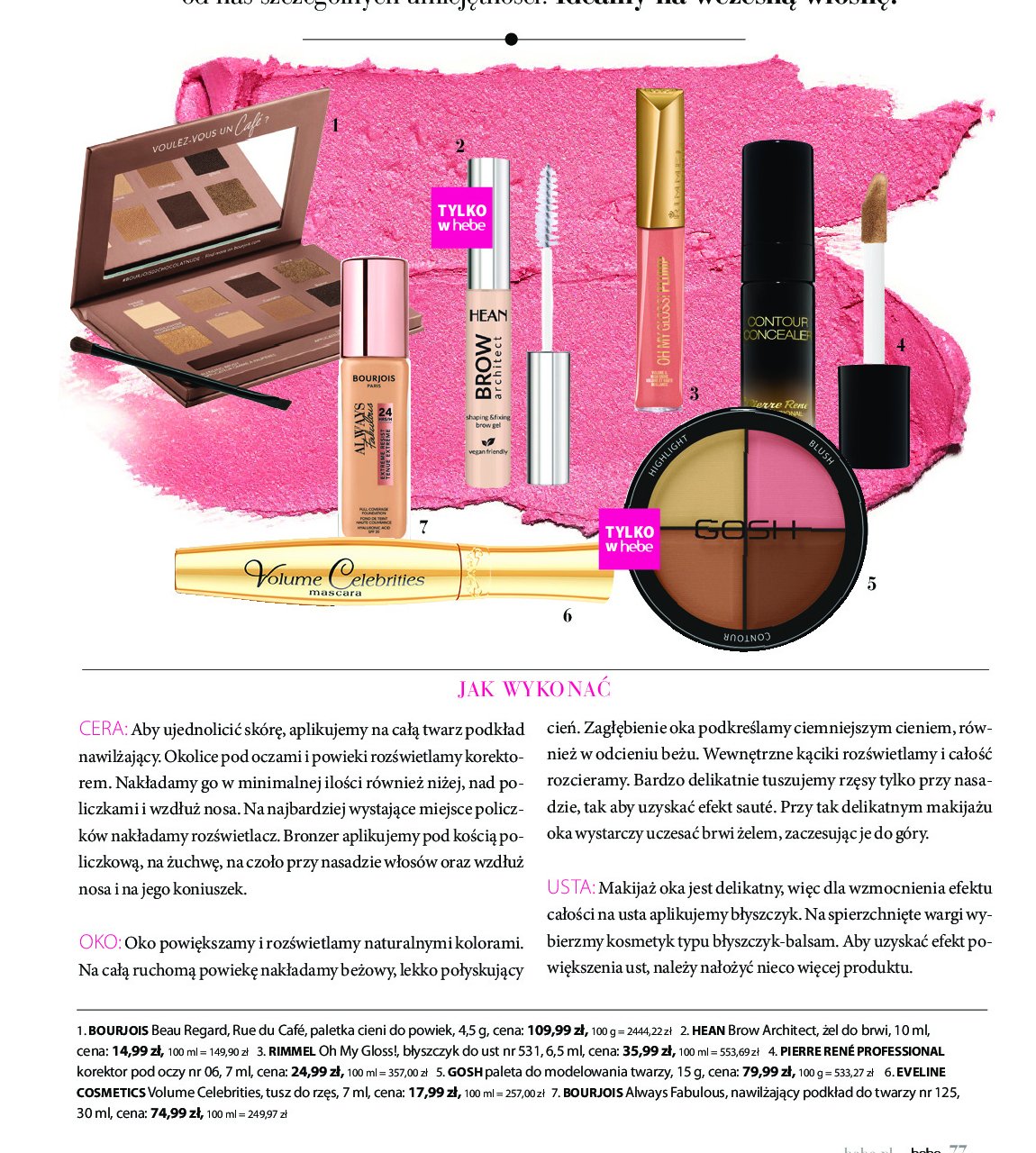 Paleta do konturowania 4w1 001 light Gosh promocja