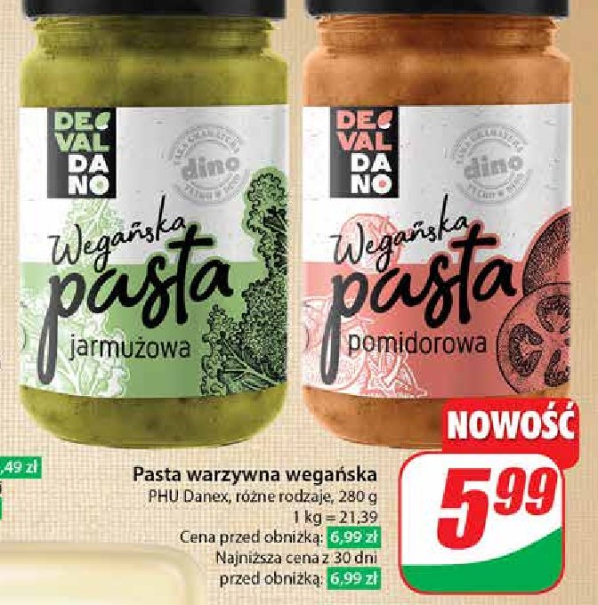 Pasta pomidorowa Devaldano promocja w Dino