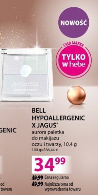 BELL HYPOALLERGENIC X JAGUS aurora paletka do makijażu oczu i twarzy promocja w Hebe