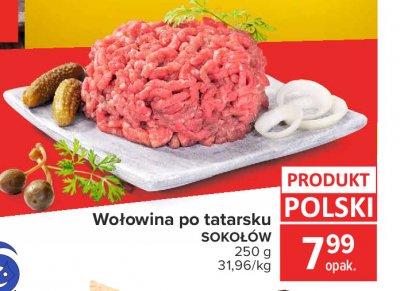 Wołowina po tatarsku Sokołów promocja