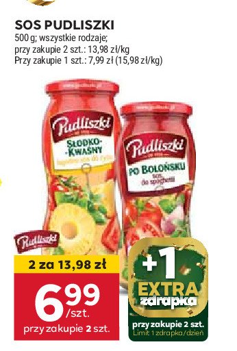 Sos do spaghetti po bolońsku Pudliszki promocja