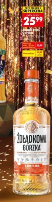 Wódka Żołądkowa Gorzka Tradycyjna 34%, 500 ml promocja w Biedronka