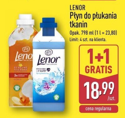 Płyn do płukania tkanin promocja w Aldi
