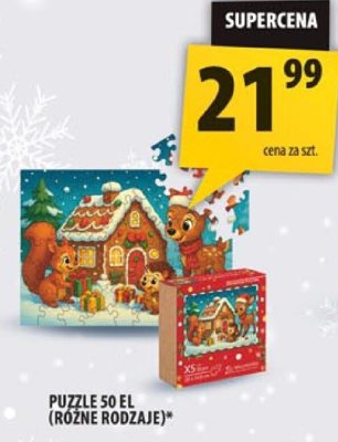 Puzzle 50 el. (różne rodzaje) promocja w Arhelan