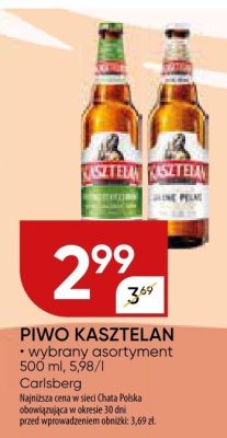 Piwo Kasztelan promocja w Chata Polska
