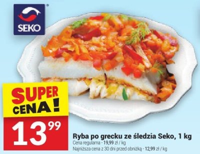 Ryba po grecku ze śledzią Seko, 1 kg promocja w Twój Market