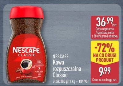 Kawa rozpuszczalna Classic  promocja w Aldi