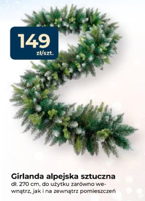 Girlanda alpejska sztuczna dł. 270 cm promocja w PSB Mrówka