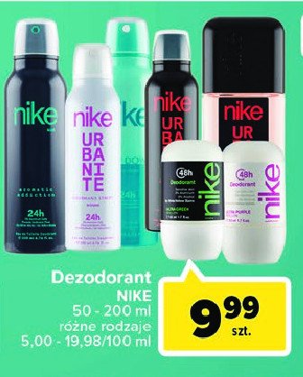 Dezodorant green Nike man Nike cosmetics promocja