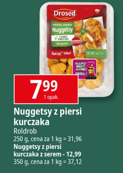 Nuggetsy z serem Drosed promocja