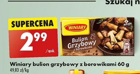 Bulion grzybowy z borowikami Winiary promocja