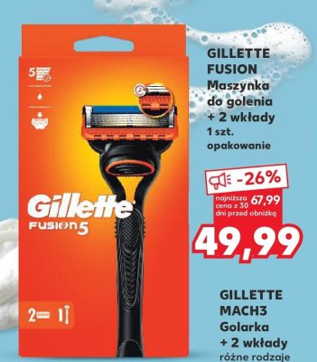 Maszynka do golenia + wkłady promocja w Kaufland