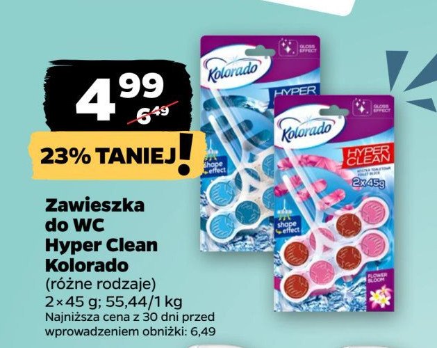 Kostki do wc aqua Kolorado hyper clean promocja