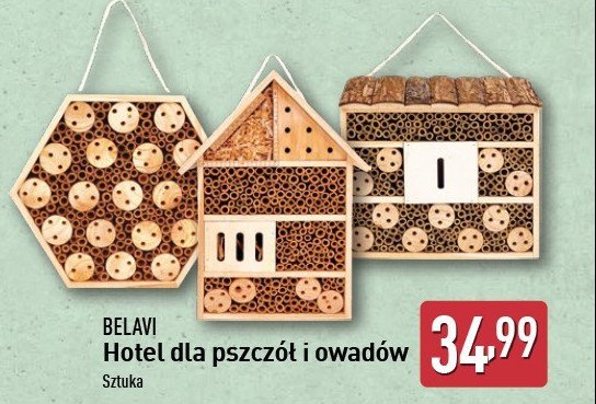 Hotel dla pszczół i owadów BELAVI promocja w Aldi