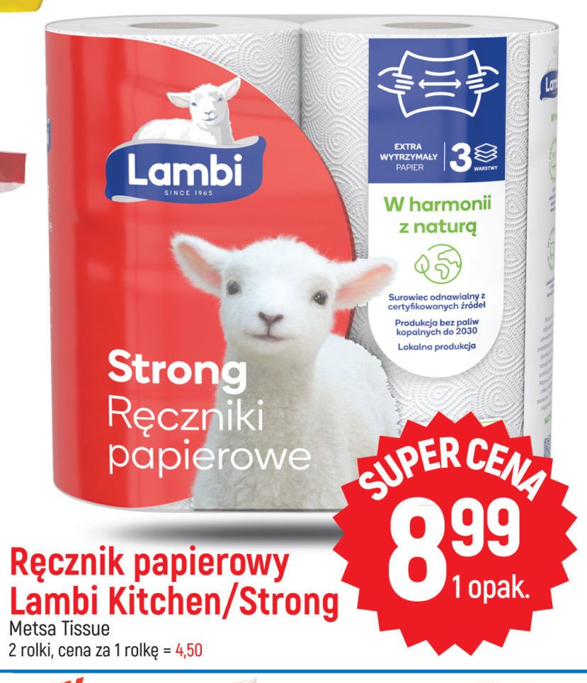 Ręcznik papierowy kitchen Lambi promocja