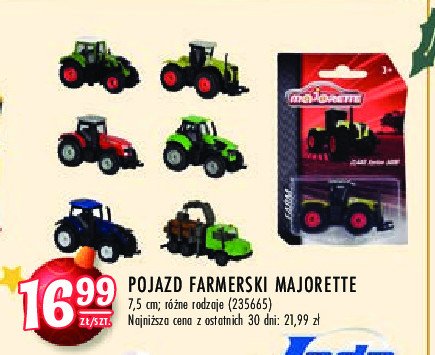 Traktor 7.5 cm Majorette promocja